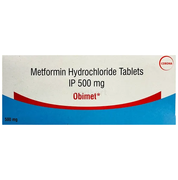 obimet 500mg tablet 15's